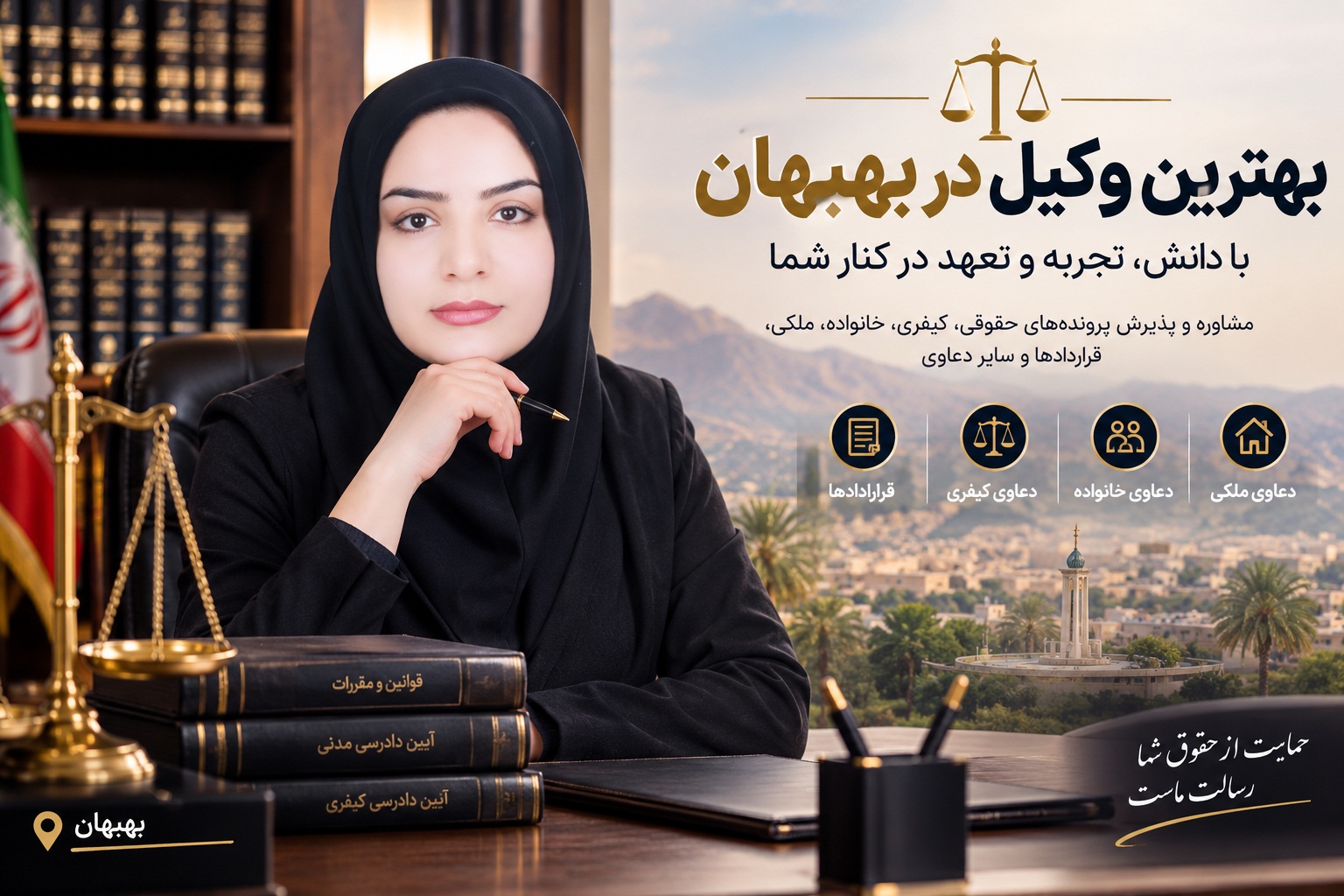 بهترین وکیل در بهبهان راهنمای انتخاب وکیل متخصص و با تجربه